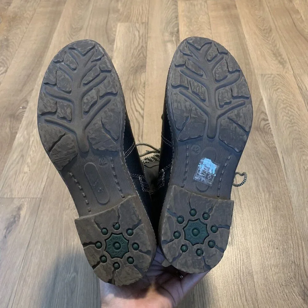 •Spring Step Ababi Mid-calf Women Water Resistant Brown Zip Boots Size 42 / 10.5 - Picture 6 of 10